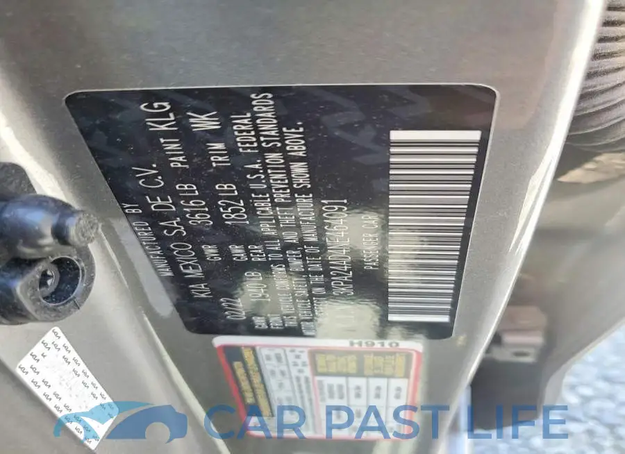 3KPA24AD4NE464091# 12