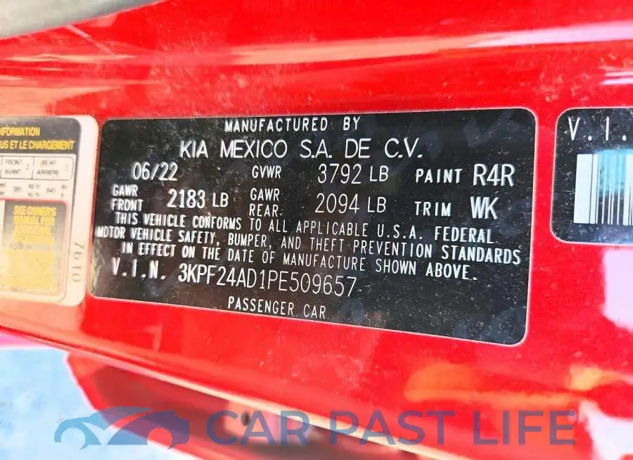 3KPF24AD1PE509657# 12