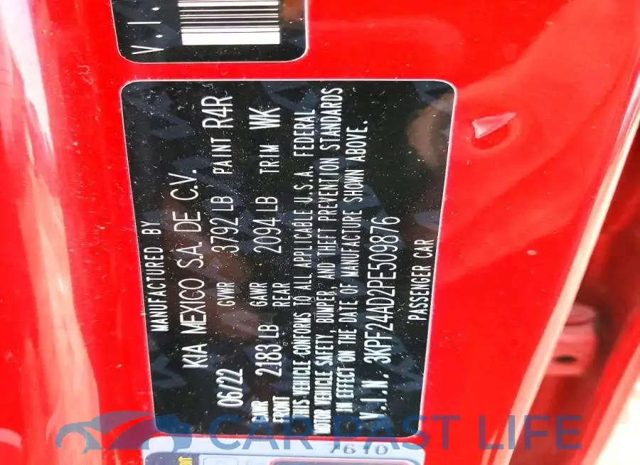 3KPF24AD2PE509876# 12