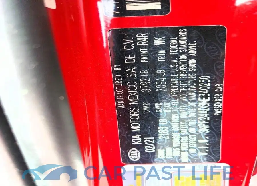 3KPF24AD8ME340250# 13