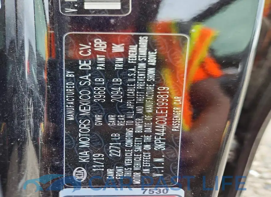 3KPF44AC0LE199819# 13