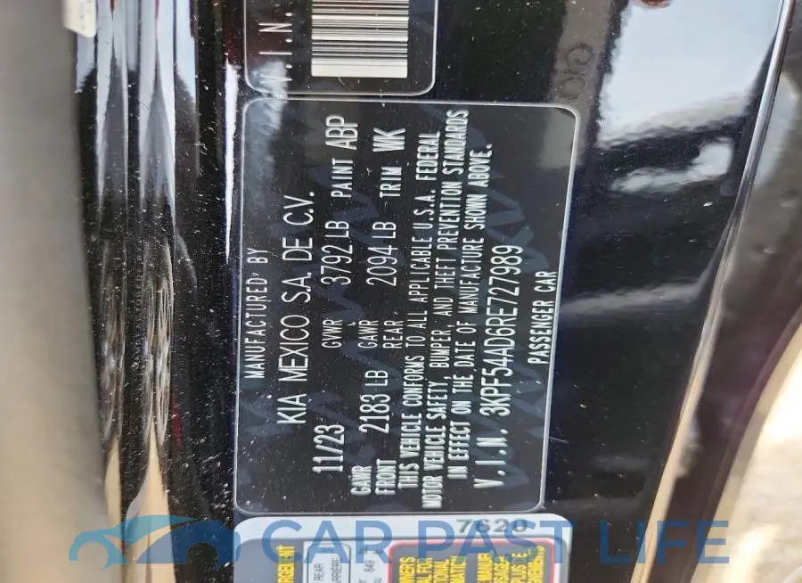 3KPF54AD6RE727989# 12