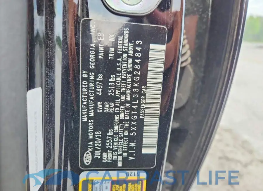 5XXGT4L33KG284843# 12