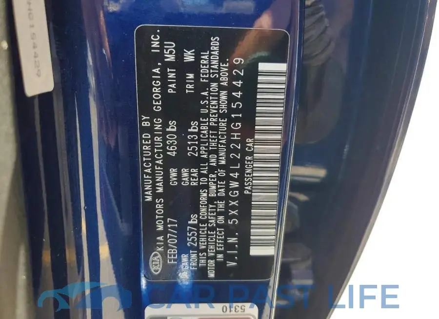 5XXGW4L22HG154429# 12