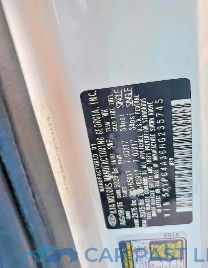 5XYPG4A36HG235745# 13