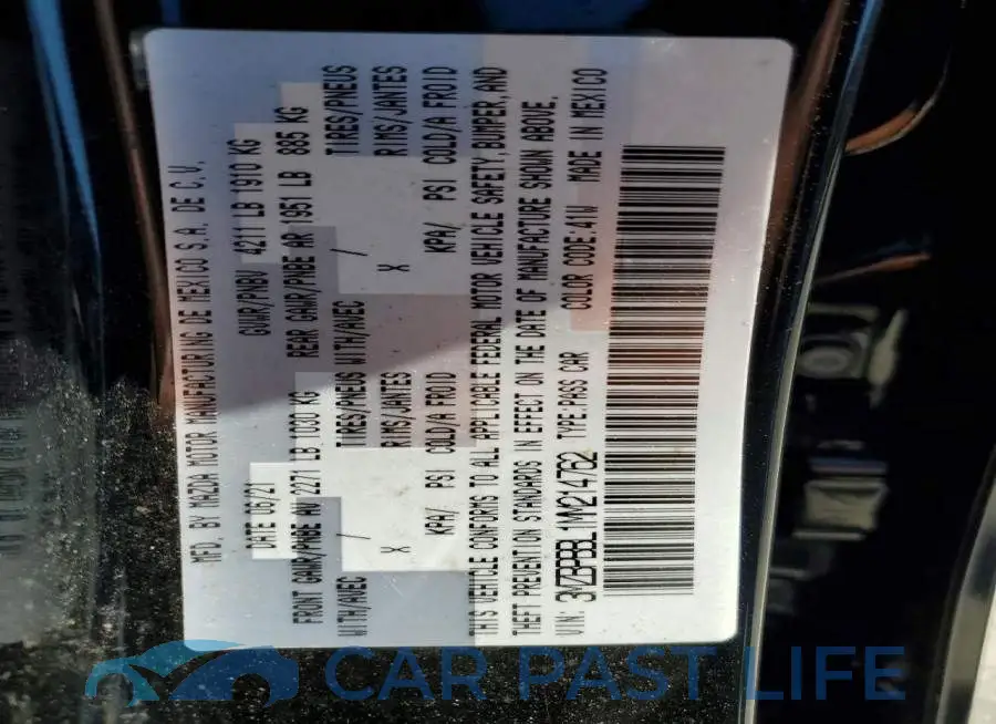 3MZBPBBL1MM214762# 13
