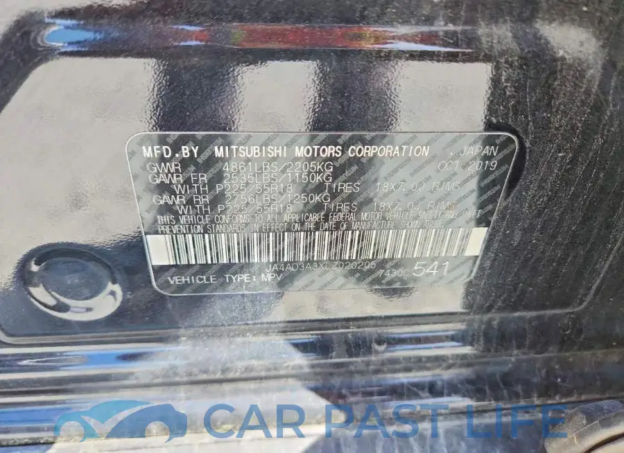 JA4AD3A3XLZ020205# 13