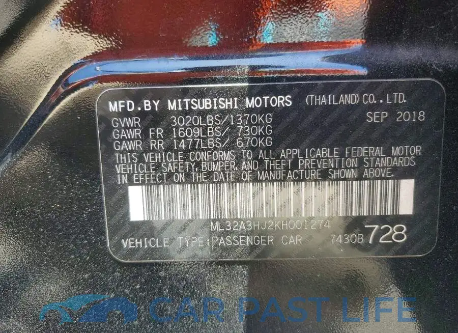 ML32A3HJ2KH001274# 12