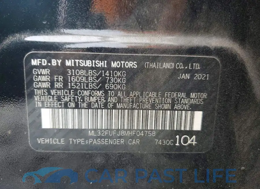 ML32FUFJ8MHF04758# 12