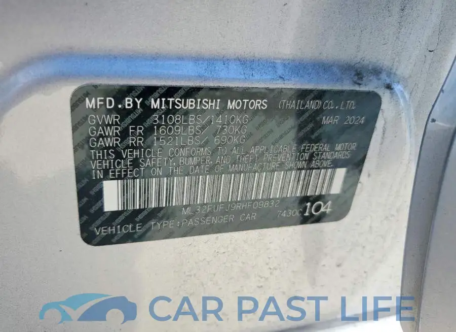 ML32FUFJ9RHF09832# 12