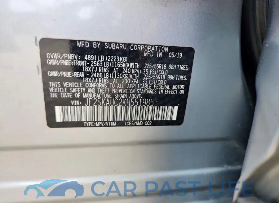 JF2SKAUC2KH551985# 13