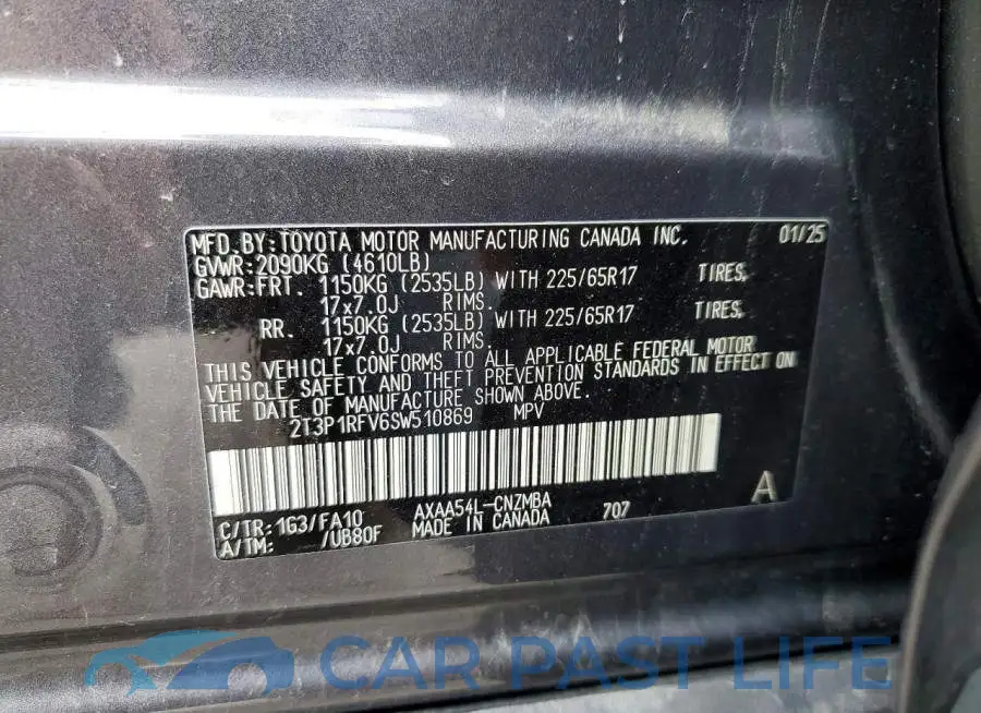 2T3P1RFV6SW510869# 14