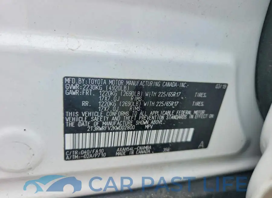 2T3RWRFV2KW002800# 13
