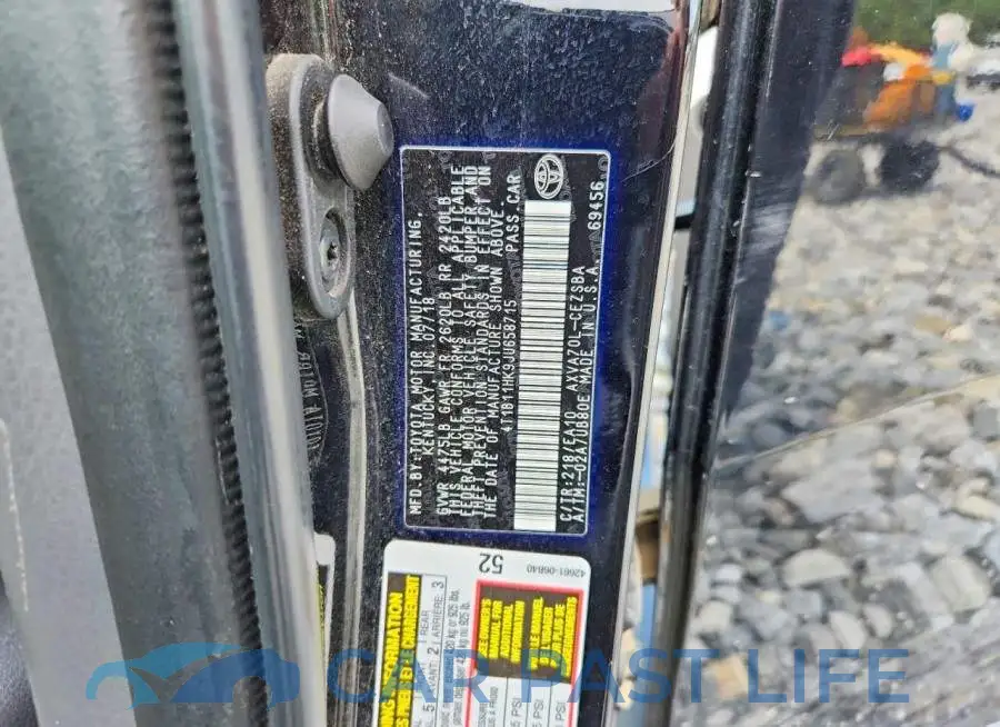 4T1B11HK9JU658715# 12