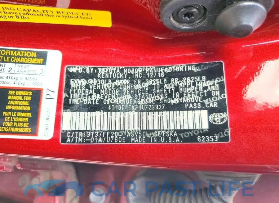 4T1BF1FK7HU722927# 13