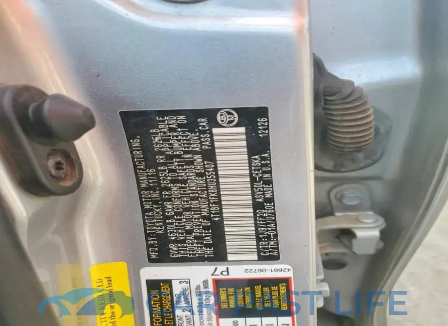 4T1BF1FK8HU355407# 12