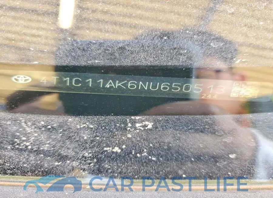 4T1C11AK6NU650513# 12