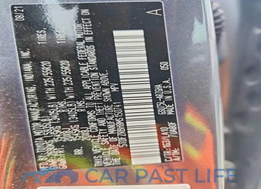 5TDFZRBH8MS150741# 13