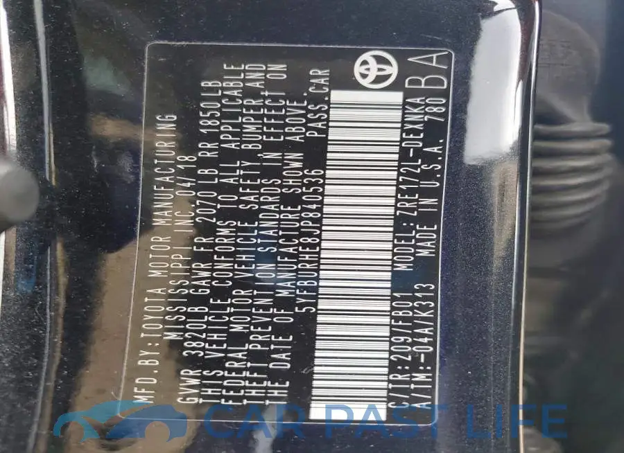 5YFBURHE8JP840536# 13