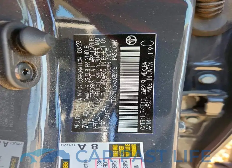JTDBCMFE5R3028916# 12