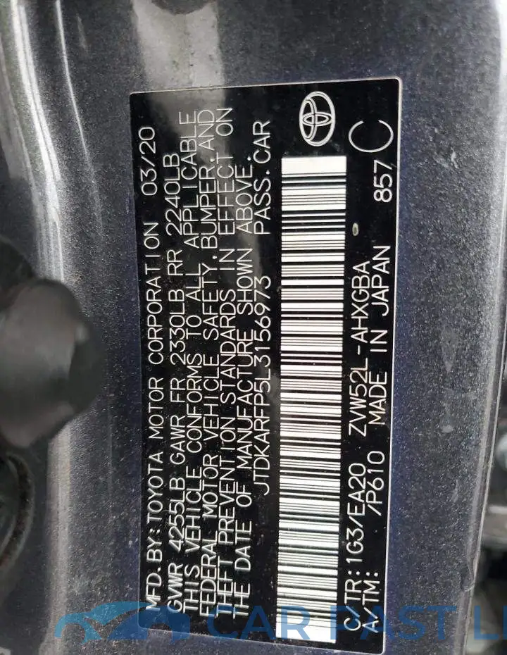 JTDKARFP5L3156973# 12