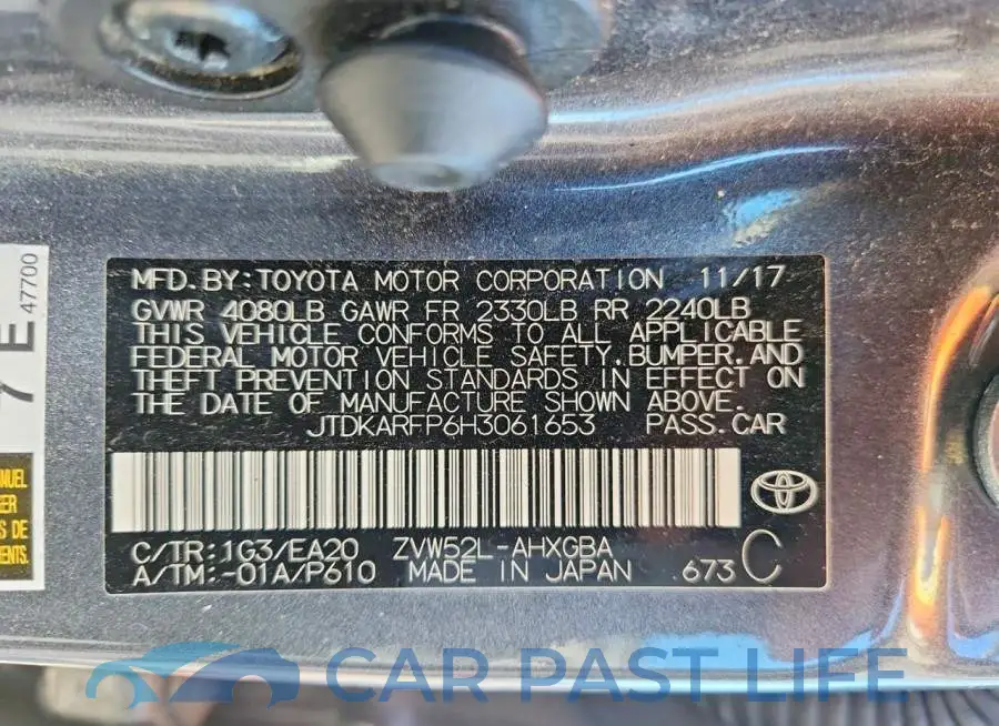 JTDKARFP6H3061653# 12