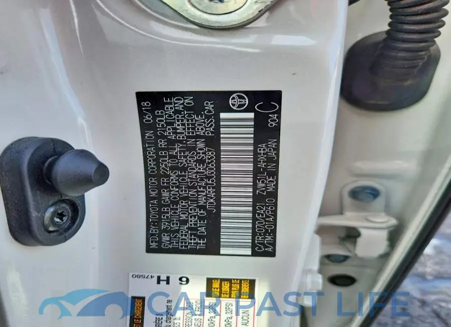 JTDKARFU5J3063387# 12