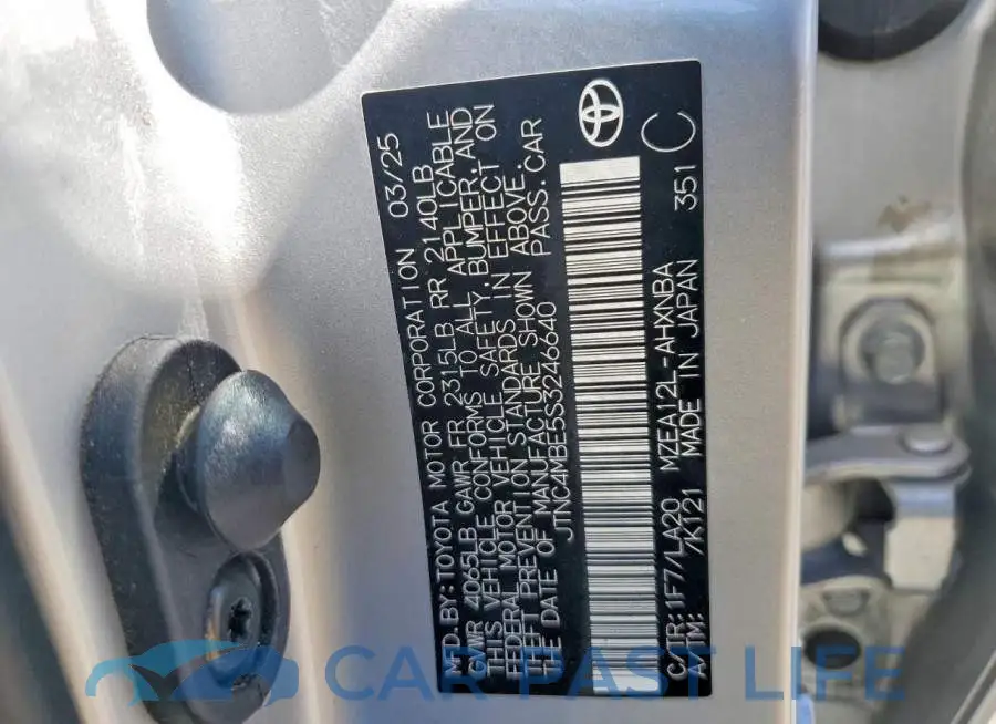 JTNC4MBE5S3246640# 12