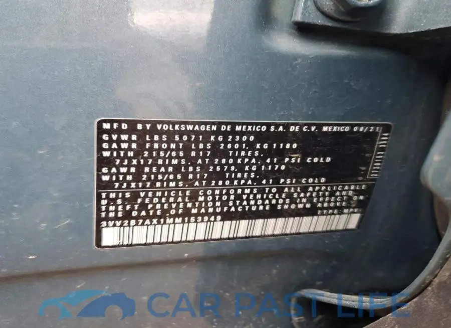 3VV2B7AX1MM153949# 13