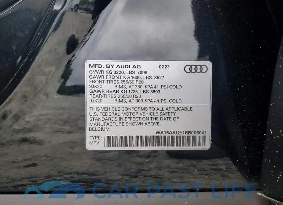 WA15AAGE1RB006041# 13