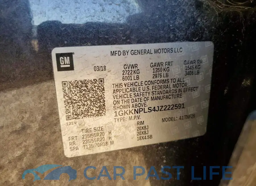 1GKKNPLS4JZ222591# 13