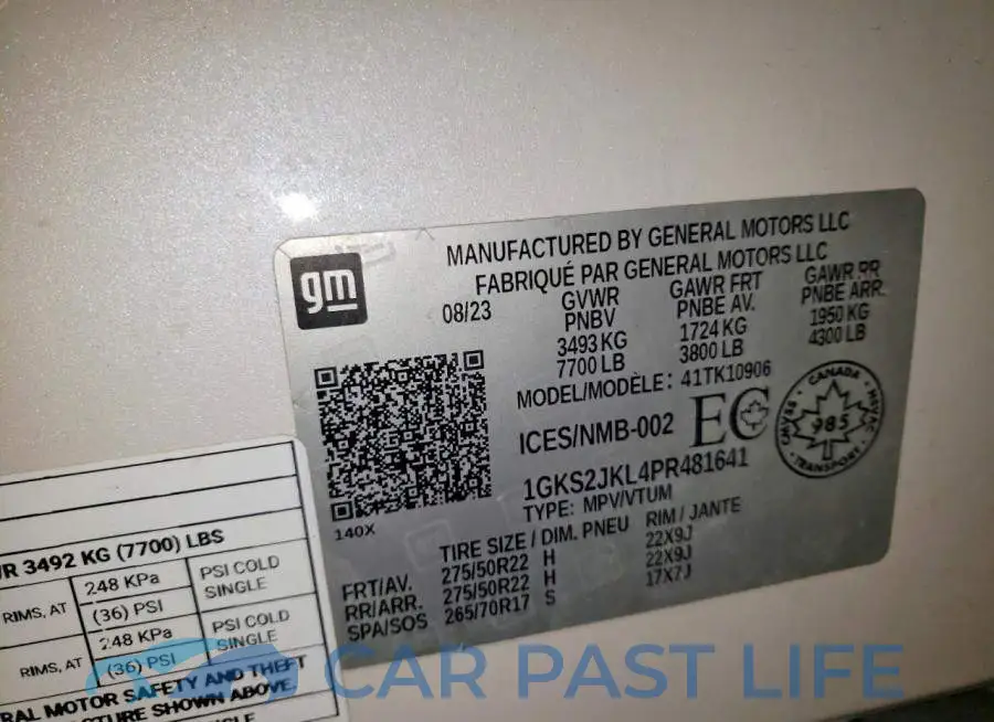 1GKS2JKL4PR481641# 13