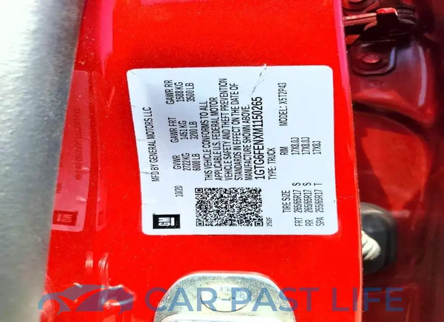 1GTG6FENXM1150265# 12