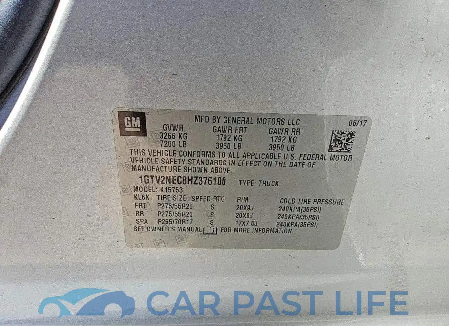 1GTV2NEC8HZ376100# 12