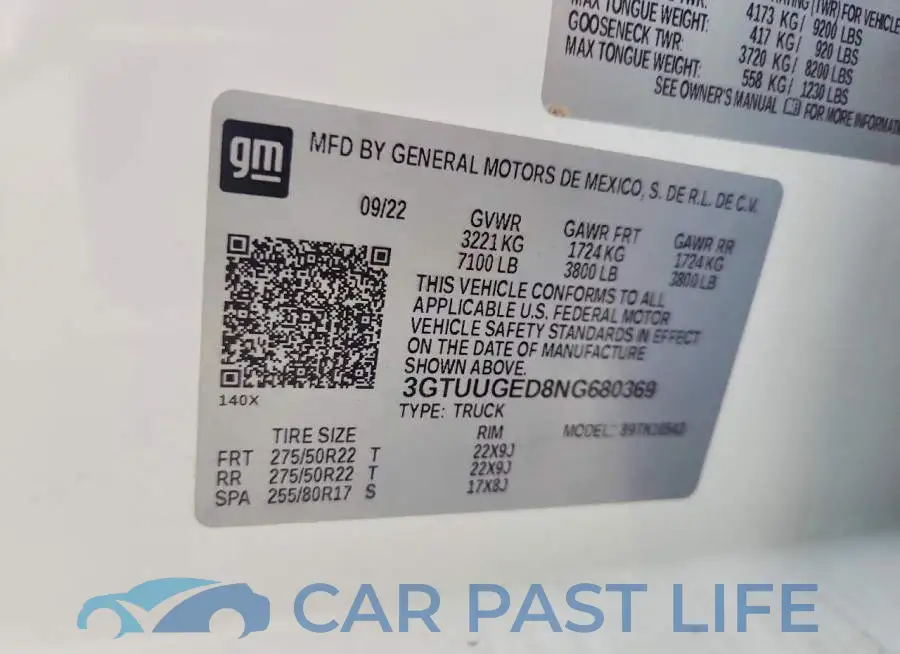 3GTUUGED8NG680369# 12