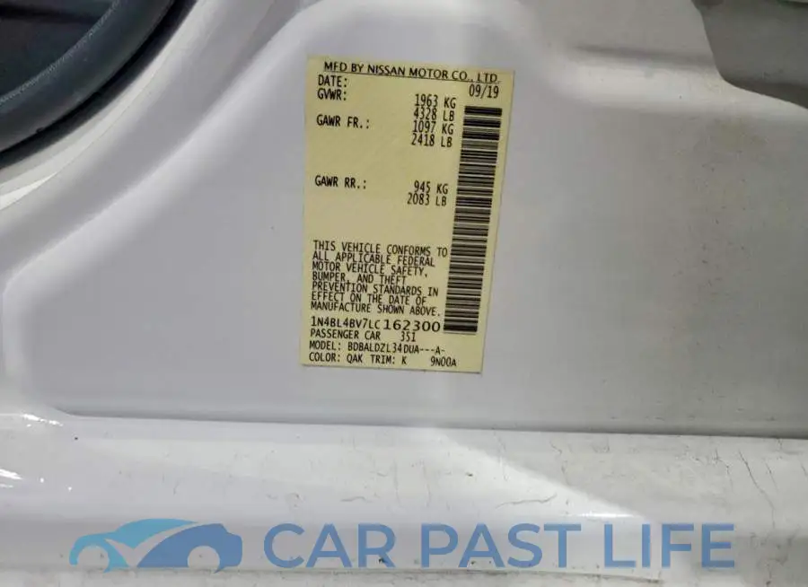 1N4BL4BV7LC162300# 12