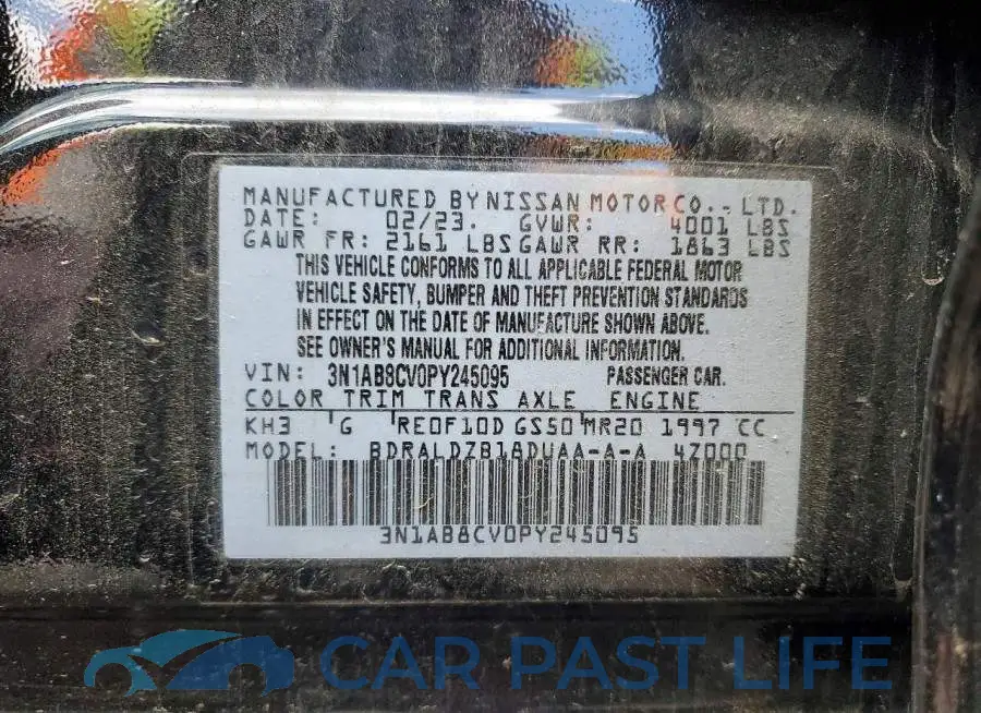 3N1AB8CV0PY245095# 12