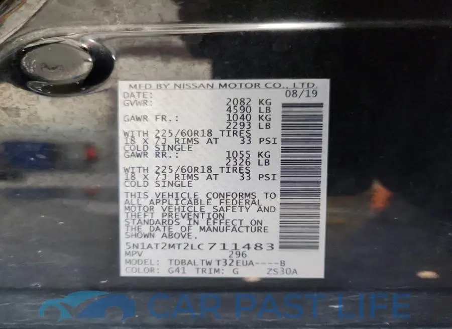 5N1AT2MT2LC711483# 12