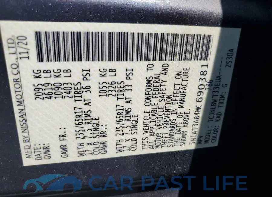 5N1AT3AB4MC690381# 13