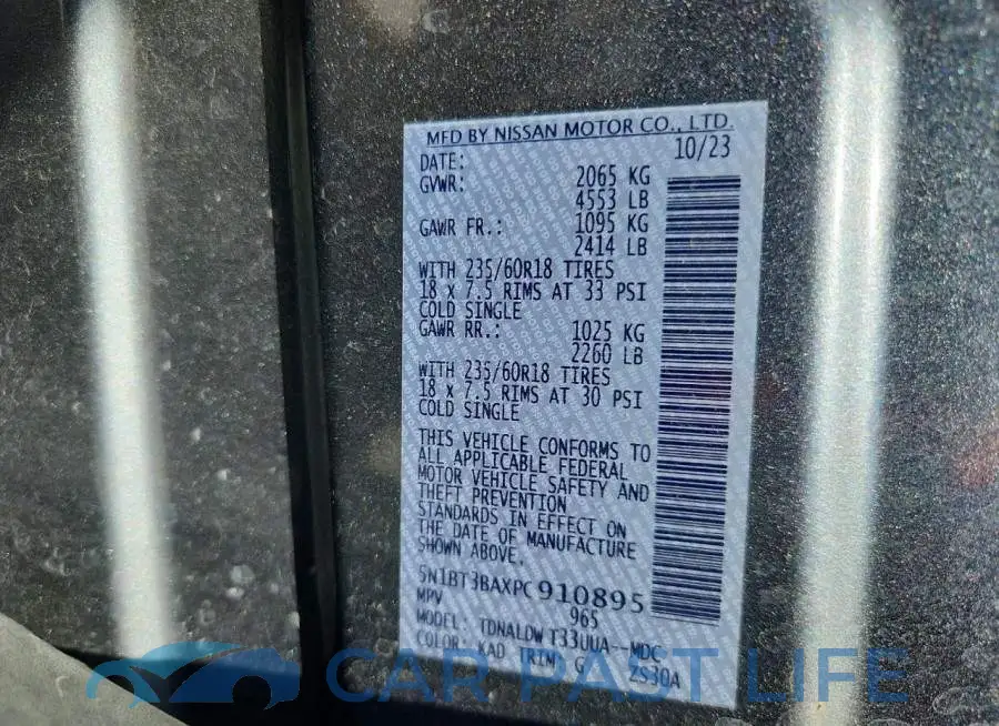 5N1BT3BAXPC910895# 13