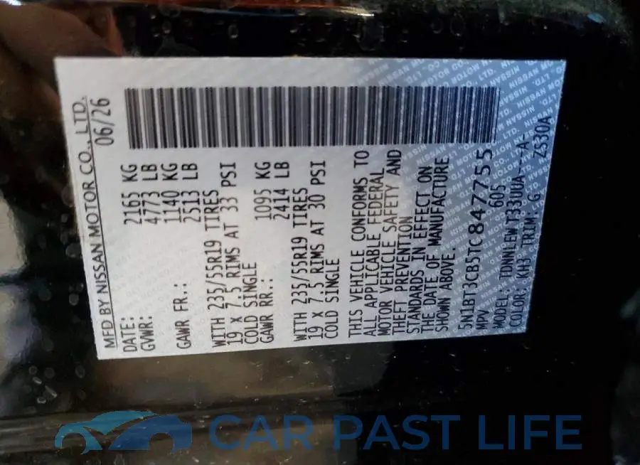 5N1BT3CB5TC847755# 13