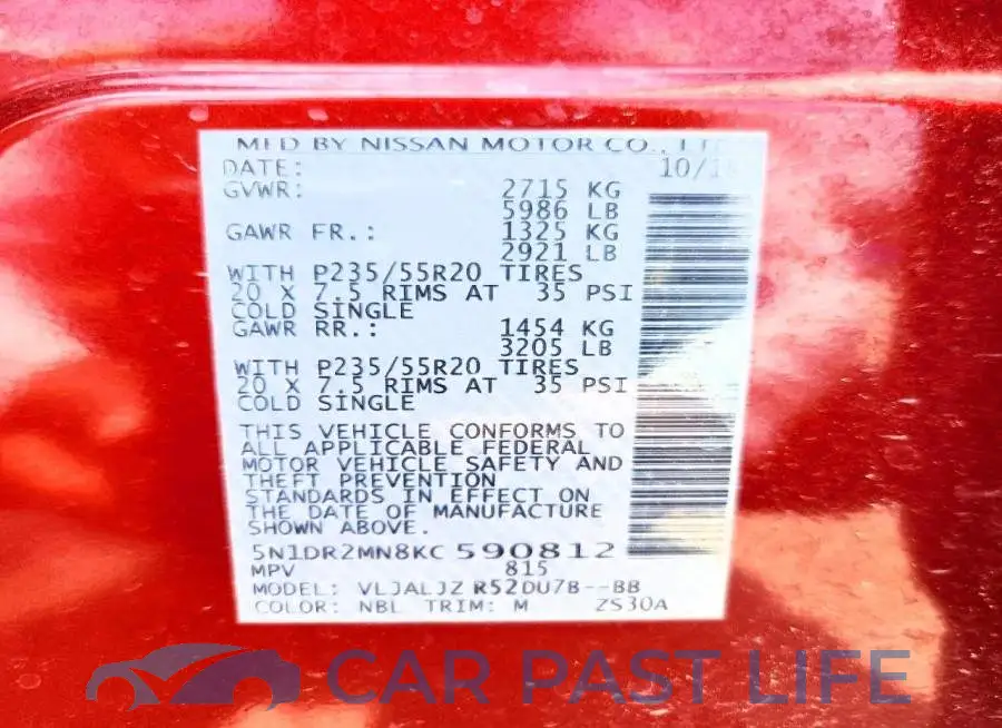 5N1DR2MN8KC590812# 13