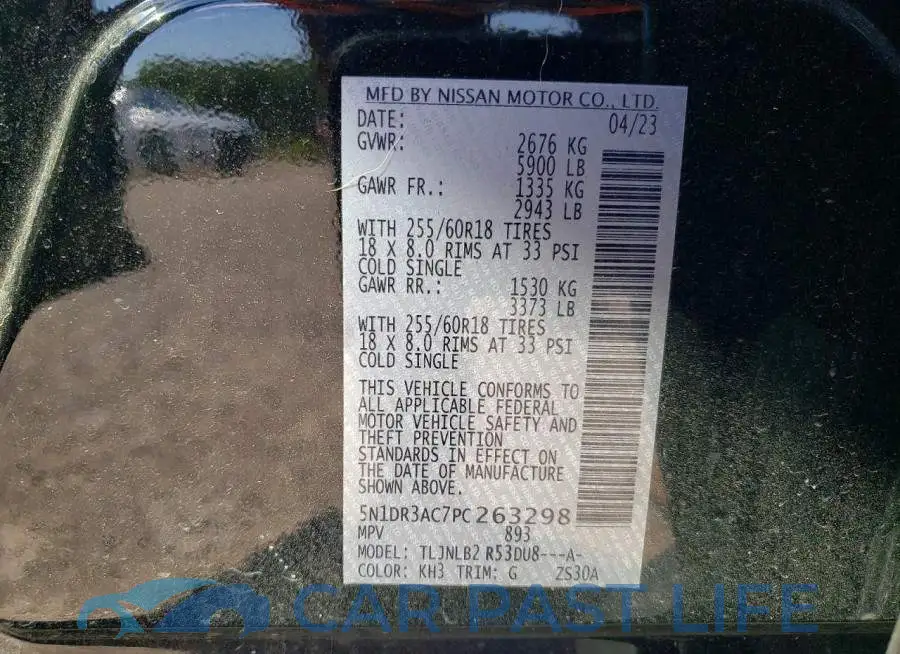 5N1DR3AC7PC263298# 13
