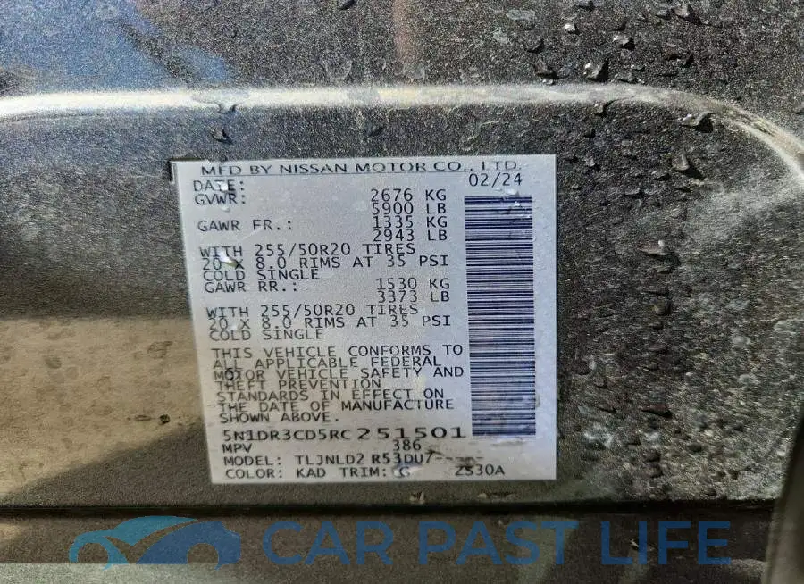 5N1DR3CD5RC251501# 13