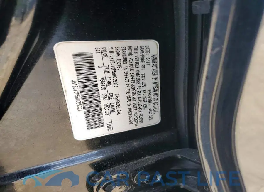 JN1BJ1CP5HW005324# 12