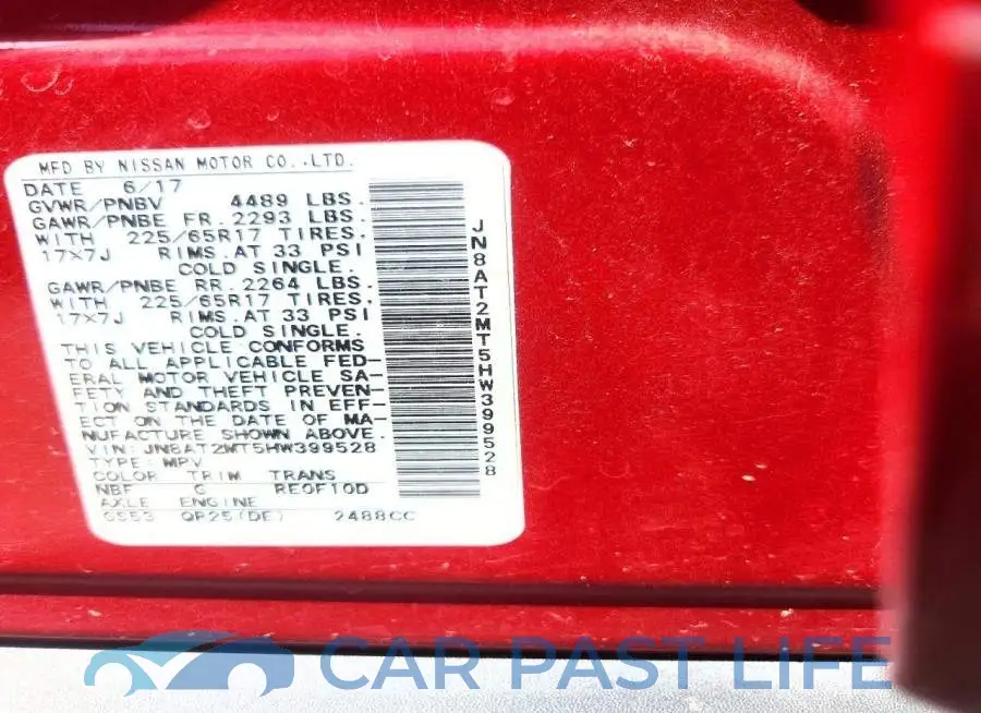 JN8AT2MT5HW399528# 13