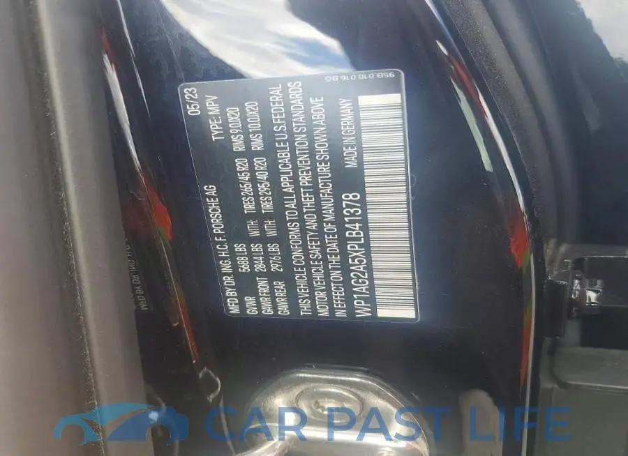 WP1AG2A5XPLB41378# 14