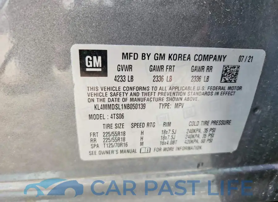 KL4MMDSL1NB050139# 14