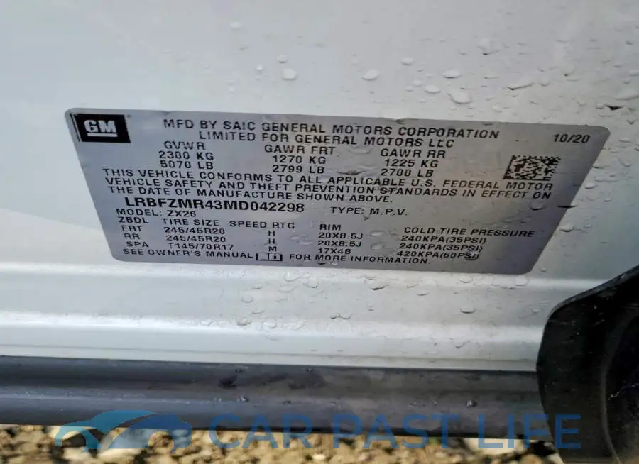 LRBFZMR43MD042298# 13