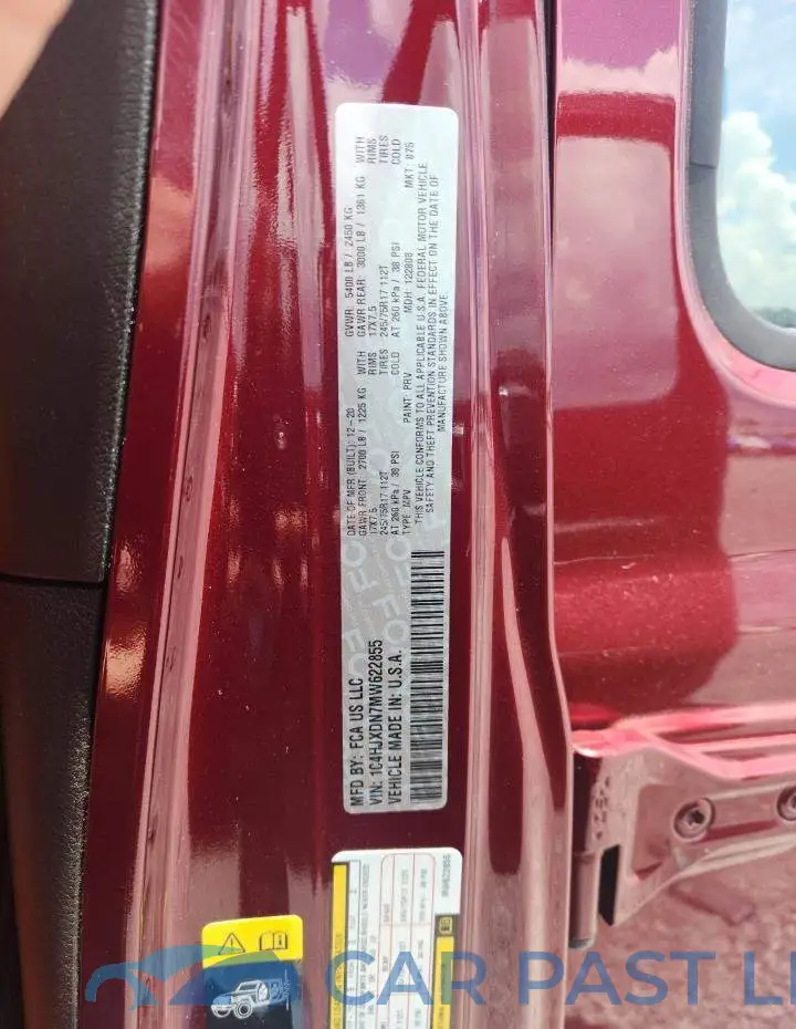 1C4HJXDN7MW622855# 12